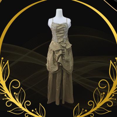 Gaun Champagne (Hijau)