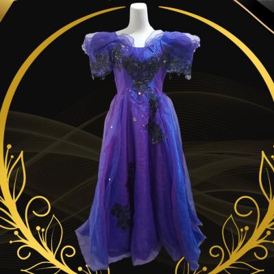 Dress Balgown Ungu